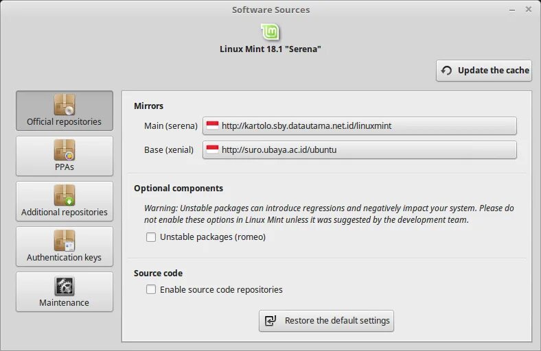 Repo mirroring