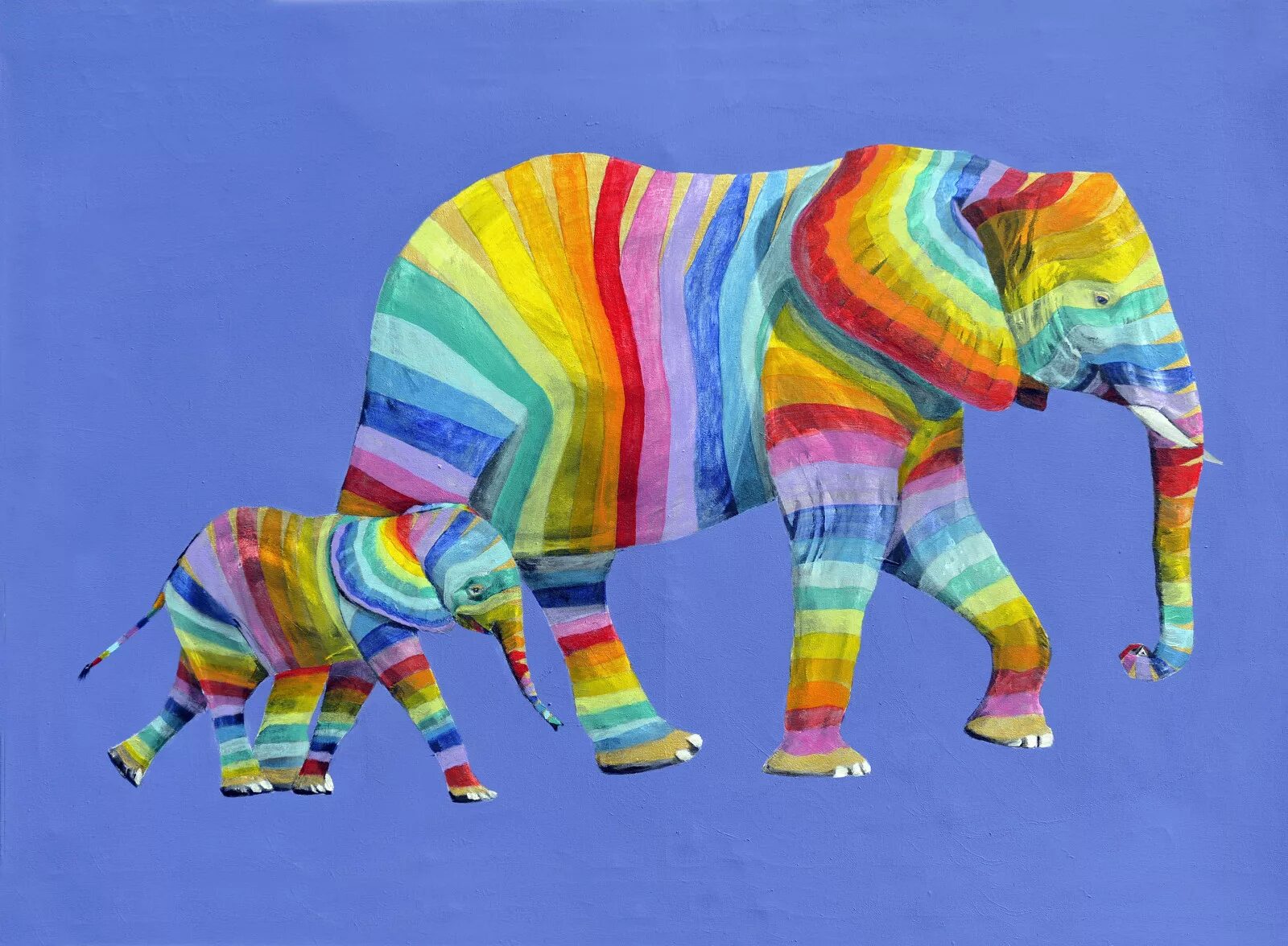 Rainbow animals