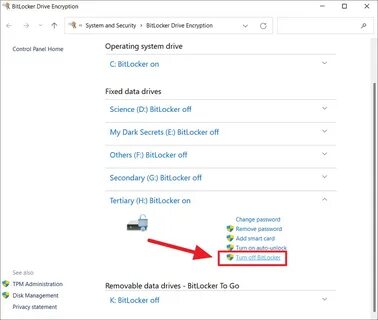 Восстановление bitlocker windows