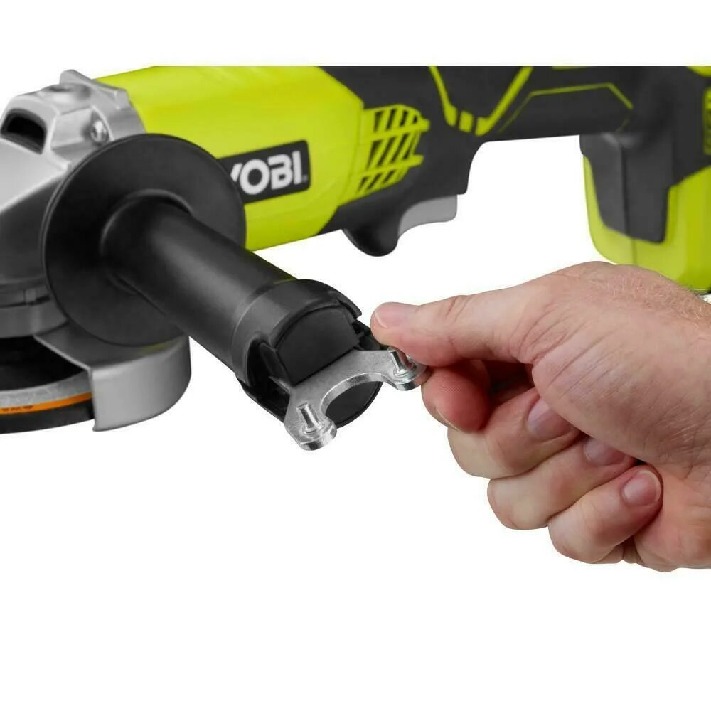 Ryobi r18ag 0. Аккумуляторная УШМ Риоби. Ryobi УШМ аккумуляторная. Аккумуляторная болгарка Ryobi one+. Болгарка беспроводная Риоби.