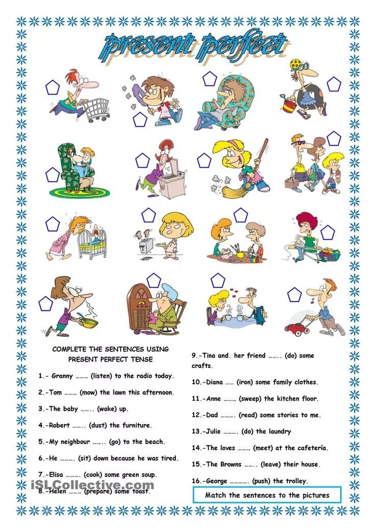 Present perfect for children