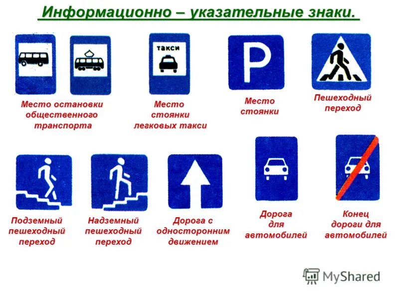 Обязывающие дорожные знаки. Информационно-указательные знаки дорожного движения. Информационно-указательные знаки дорожного движения с пояснением. Дорожные знаки информационные. Занаки дорожного движение.