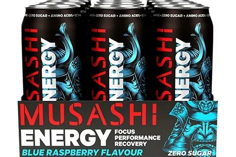 Musashi Energy drink combines beta-alanine, citrulline, BCAAs and more 