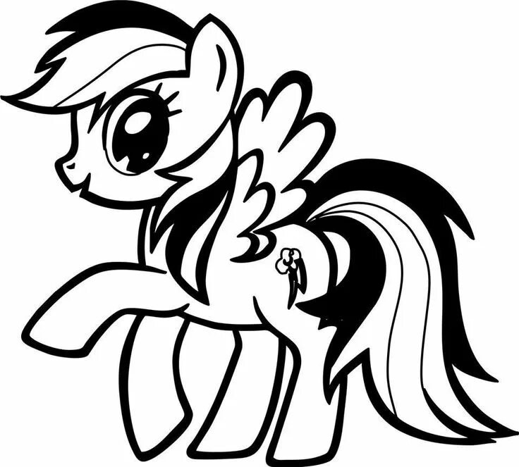 My little Pony раскраска Радуга Дэш. Трафарет пони для рисования. Пони для плоттера. Трафарет пони с крыльями. Литл пони черная