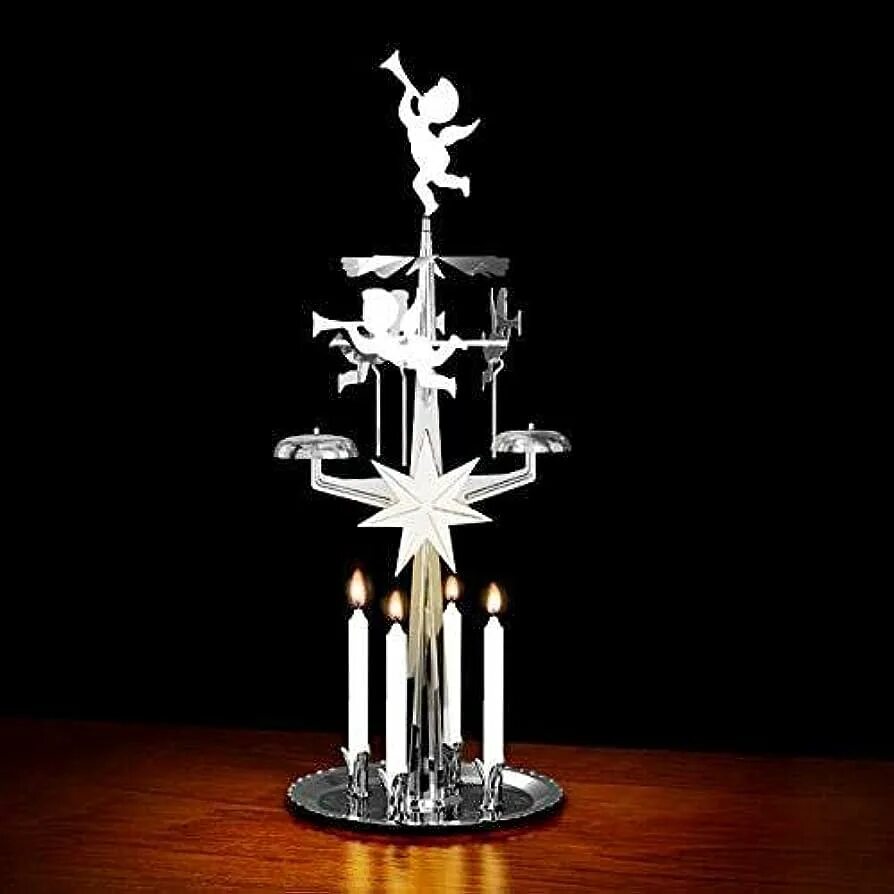 Рождественская карусель со свечами. Weihnachtspyramide). Подсвечник с ангелами крутящийся. Подсвечник тепловой вращающийся. Домашняя кухня карусель со свечой.