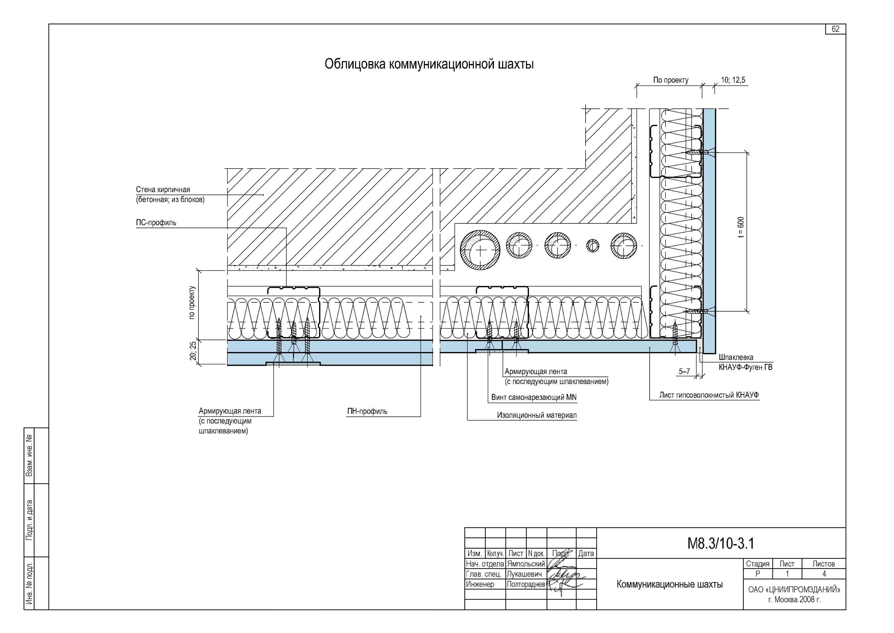 ограждающие конструкции шахт