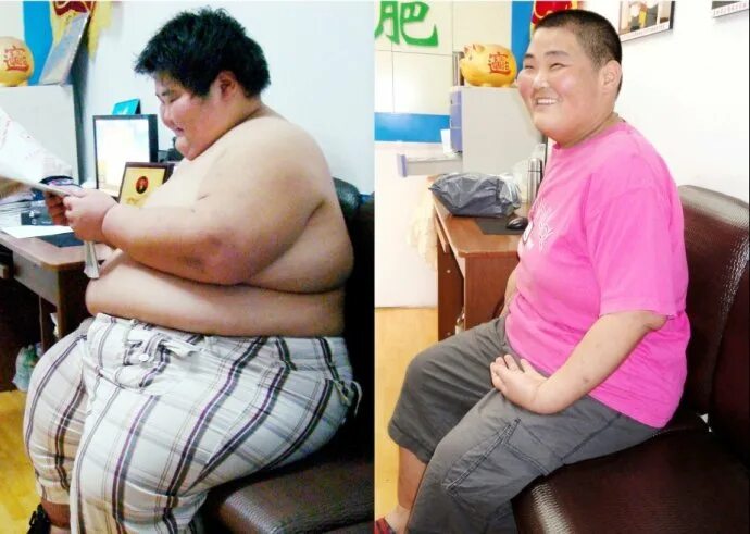 Похудение до после мужчина Азиат. Азиаты которые весят 100 кг. Азиат похудел.