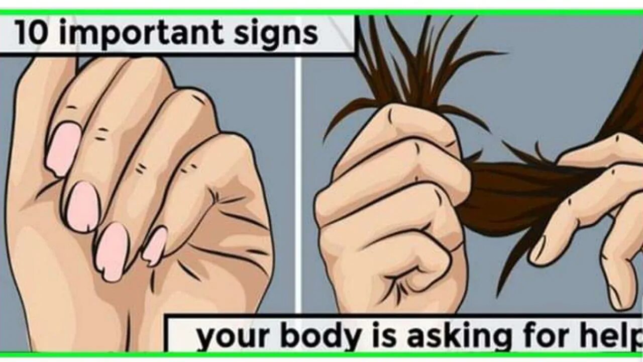 Your body speaks to me. Imperative signs. Your body. Important sign.