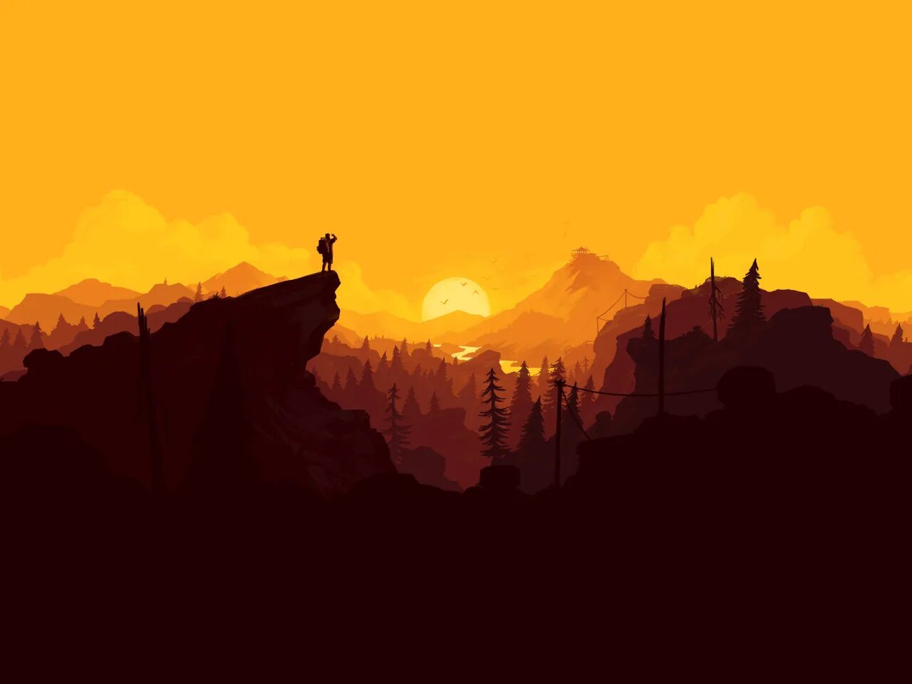 Минималистичные игры. Firewatch монстр. Firewatch Юджин. Firewatch Брайан.