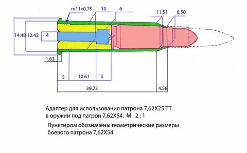 Чертеж патрона