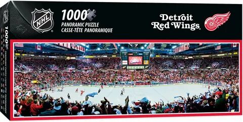 MasterPieces NHL Detroit Red Wings 1000 Piece Stadium Panoramic Jigsaw Puzz...