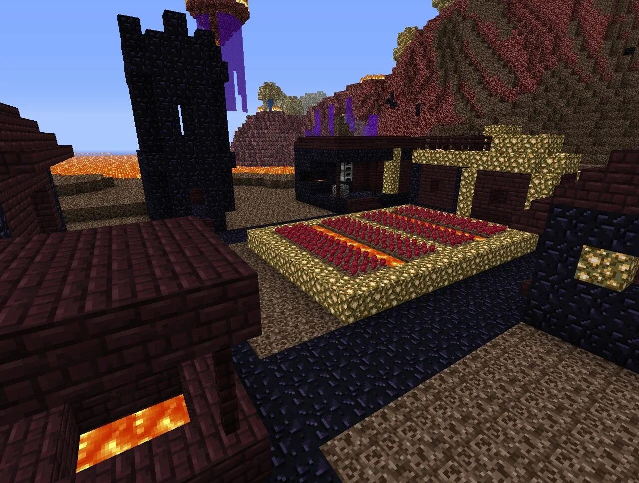 Hell village. Minecraft Nether Village. Ад в МАЙНКРАФТЕ. Дом из адского кирпича. Дом в стиле ада в МАЙНКРАФТЕ.