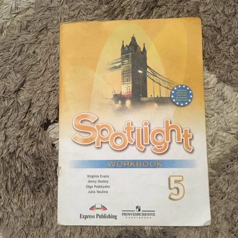 Spotlight 5 workbook book