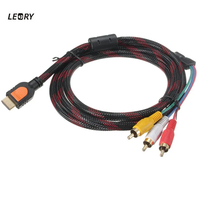 Кабель HDMI на 3rca 1.5m, is021213. HDMI RCA переходник 5.1. Кабель HDMI to 3-RCA CCS. HDMI RCA-3.5 кабель для телевизора. Кабель hdmi тюльпан купить