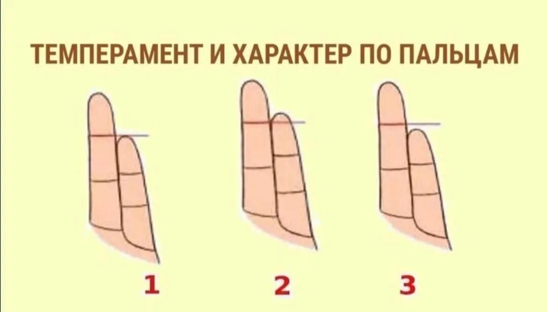 Как понять какие у тебя пальцы