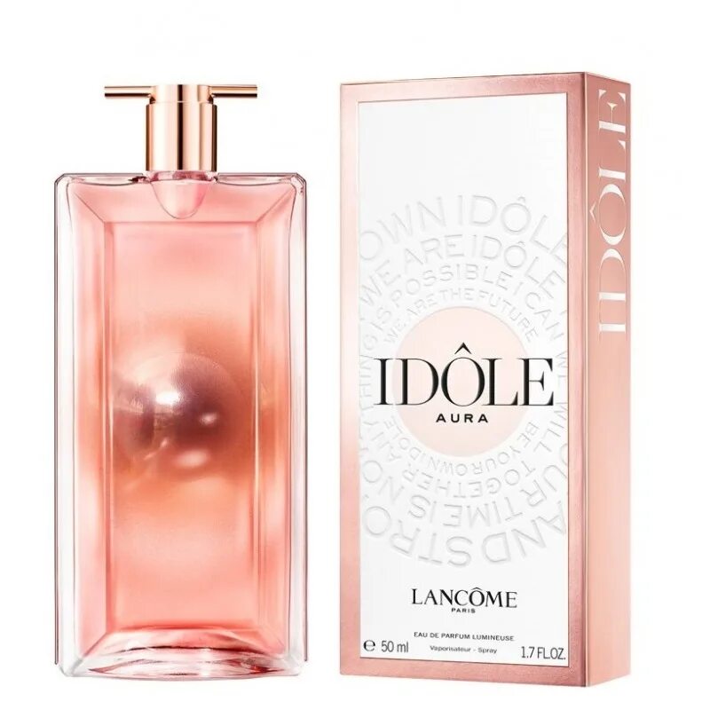 Идоле ланком цена. Lancome Idole Aura. Lancome Idole EDP, 75 ml. Lancome Idole 25. Ланком идол 100.