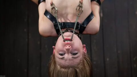 Watch sensi pearl suspended and nipple clamped anal on category Bondage for...