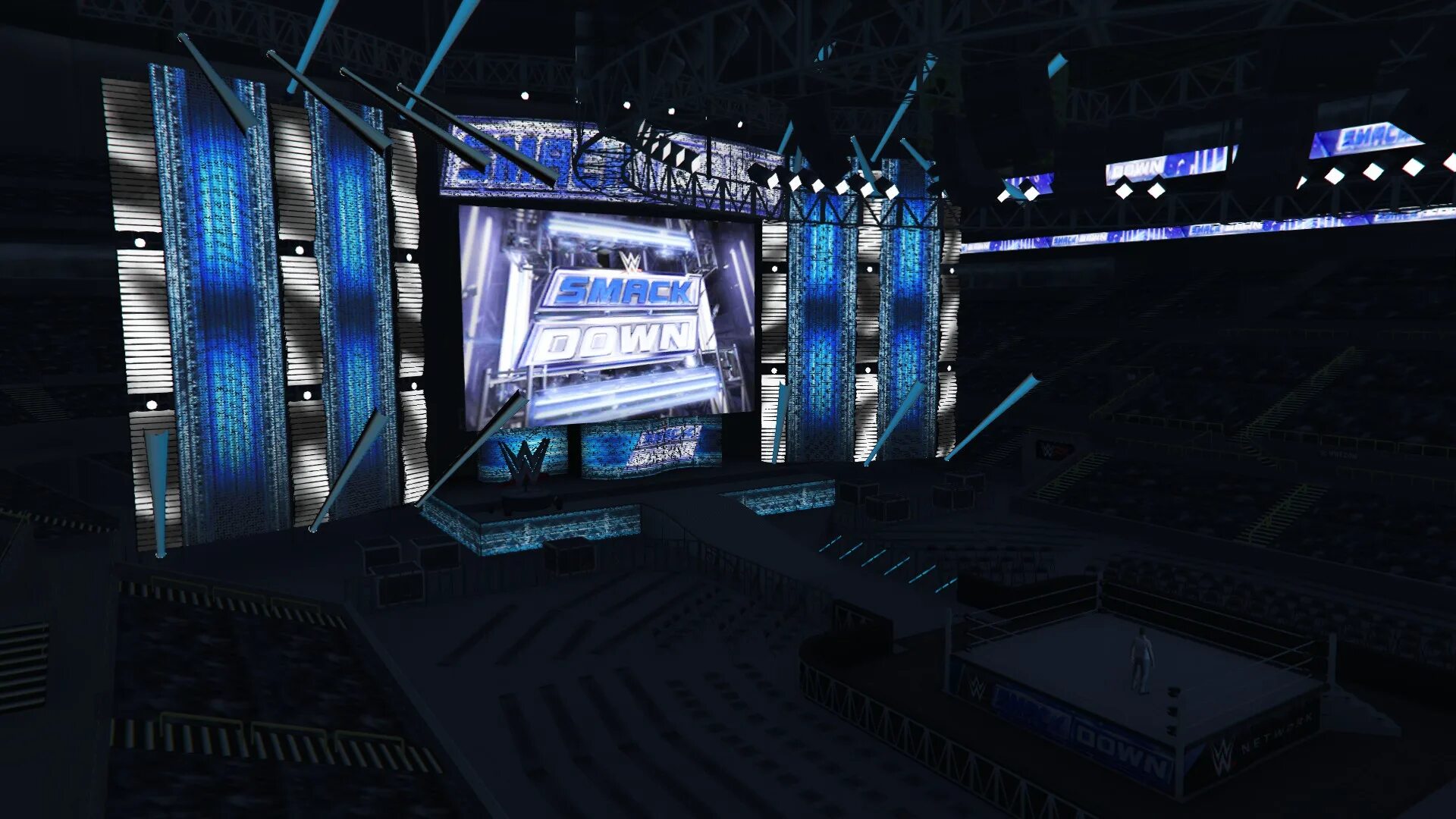 Арена SMACKDOWN WWE 2015. Арена Смекдаун 2006. Арена в ГТА 5. Игровая Арена. Arena v