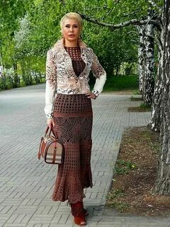 Вязаные юбки фото