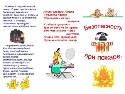 Памятка огонь