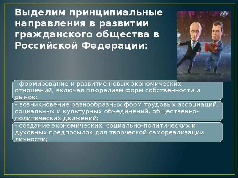 5 развитие современной россии. Развитие гражданского общества. Формирование гражданского общества в России. Направления формирования гражданского общества. Направления формирования гражданского общества в России.