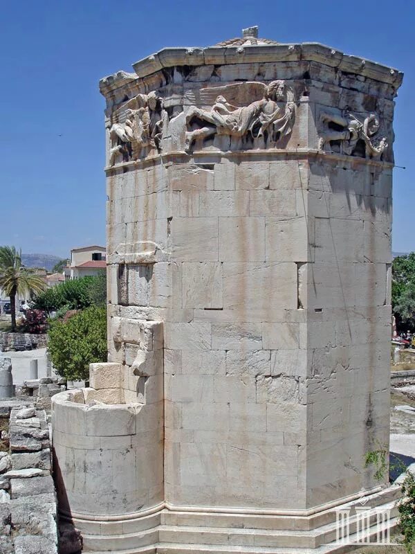 Башня ветров в афинах. Башня ветров строенцы. Башня ветров в афинах. Афинская башня ветров. Горологий башня ветров.