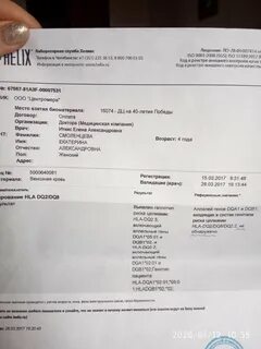 Генетический анализ на непереносимость лактозы