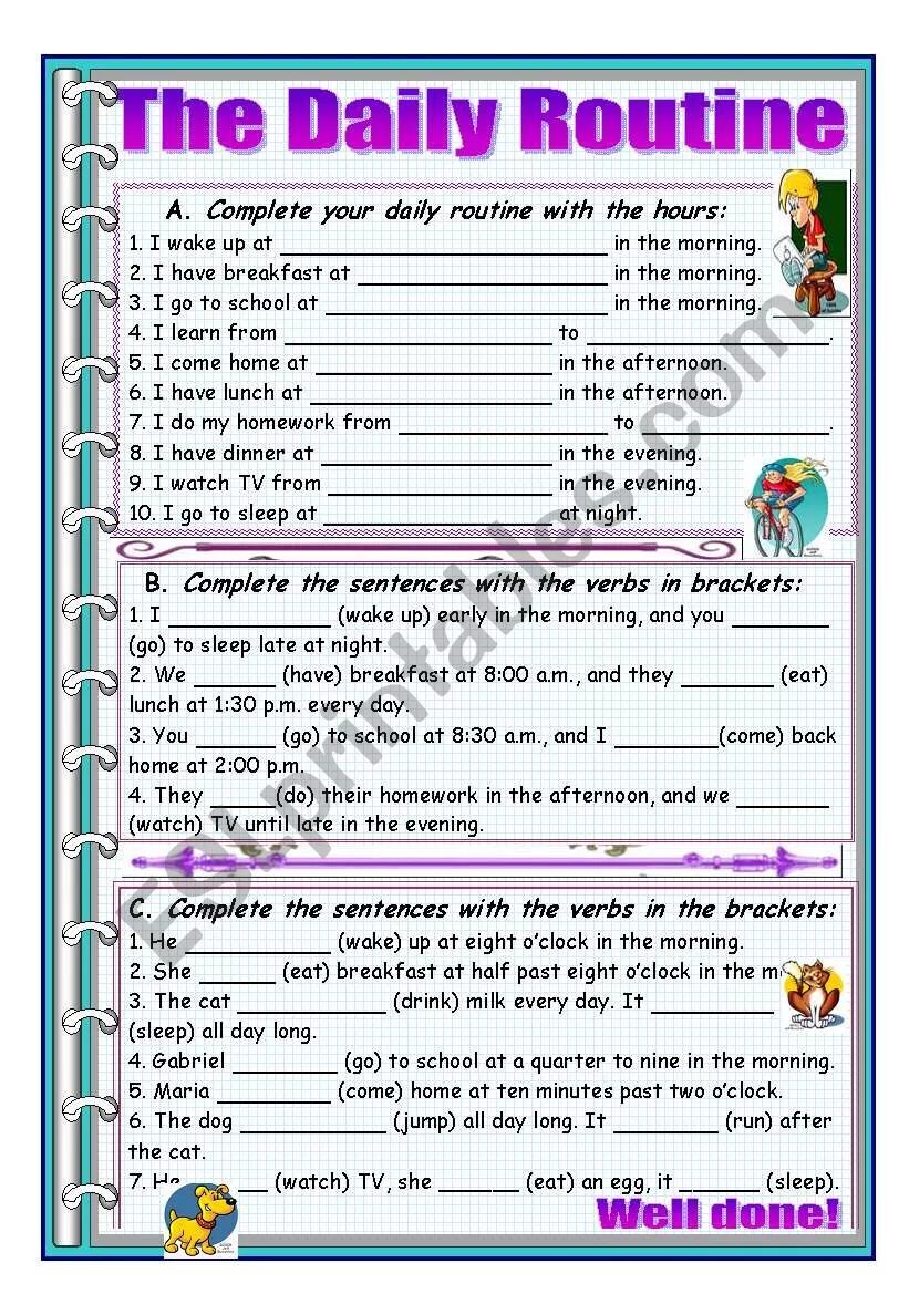 Daily routine ответы. Present simple вопросы daily routine. worksheet «the daily routine of the queen» ответы на тесты. present simple daily routine for kids. present simple daily routine.