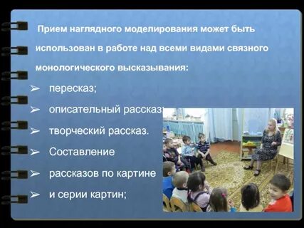 Развитие связной речи средствами моделирования