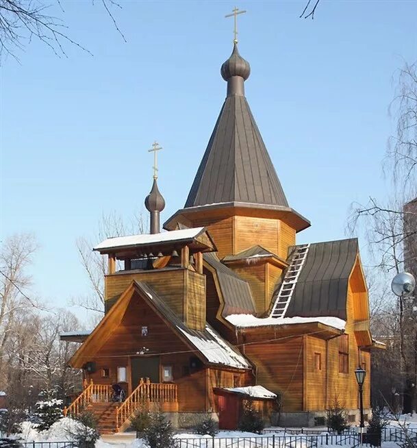 Купить старинную фотогравюру "Церковь Николая Чудотворца им. Дербенским близ Сре