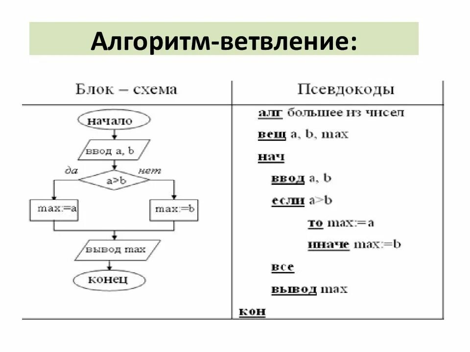 Операции алгоритмического языка. Алгоритм ветвления блок-схемы примеры. Алгоритм с ветвлением на алгоритмическом языке. Блок схема алгоритма с ветвлением. Блок схема ветвление задачи.