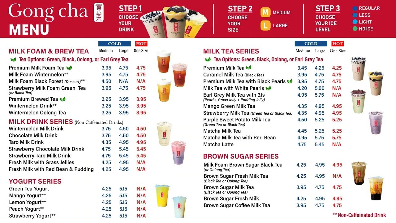 Выйди в меню ютуб. Gong cha. brown sugar milk tea gong cha. меню ютуба. gong cha напиток.