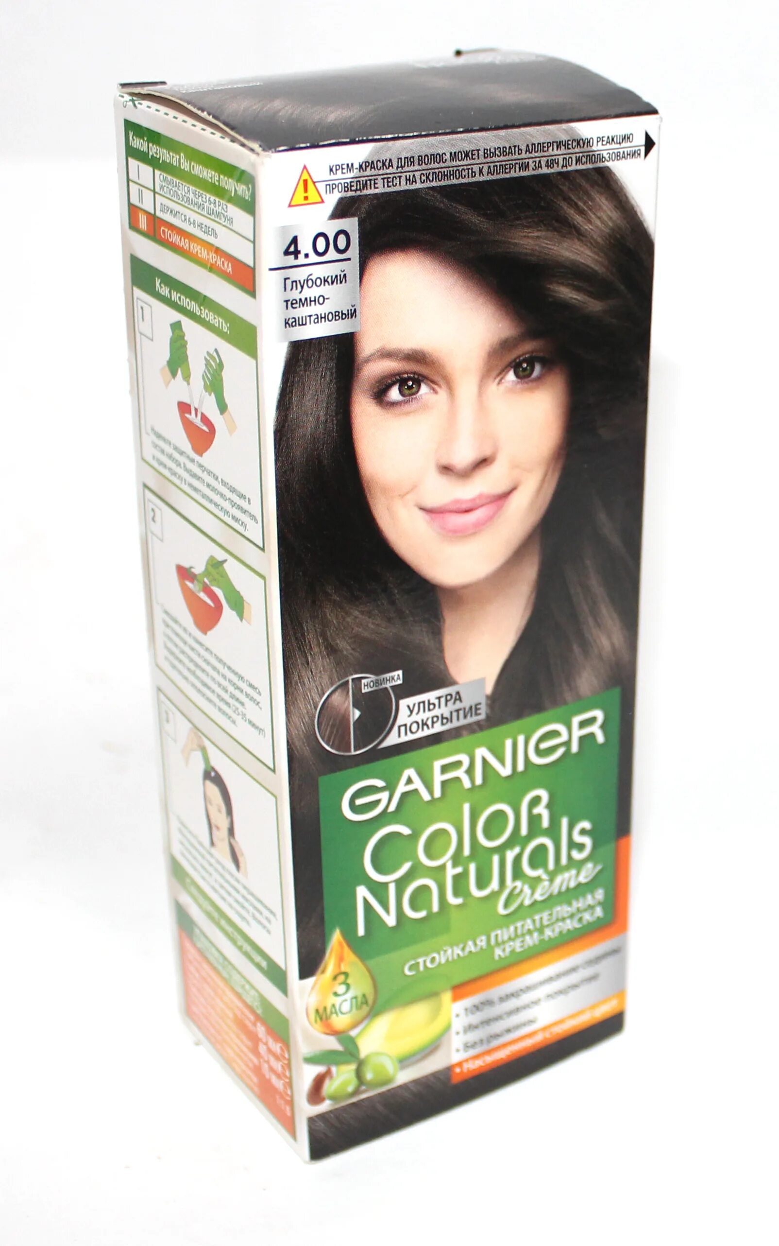 Краска для волос Garnier Color naturals creme - "Мой первый опыт покраски Волос)