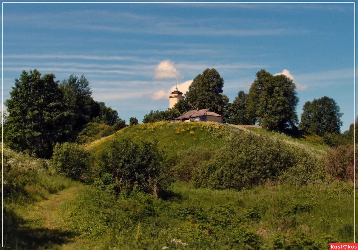 На пригорке видны. Городище Воронич. Пригорок. Пригорок фото. Пригорок Пушкино горбил Акуловой горою.