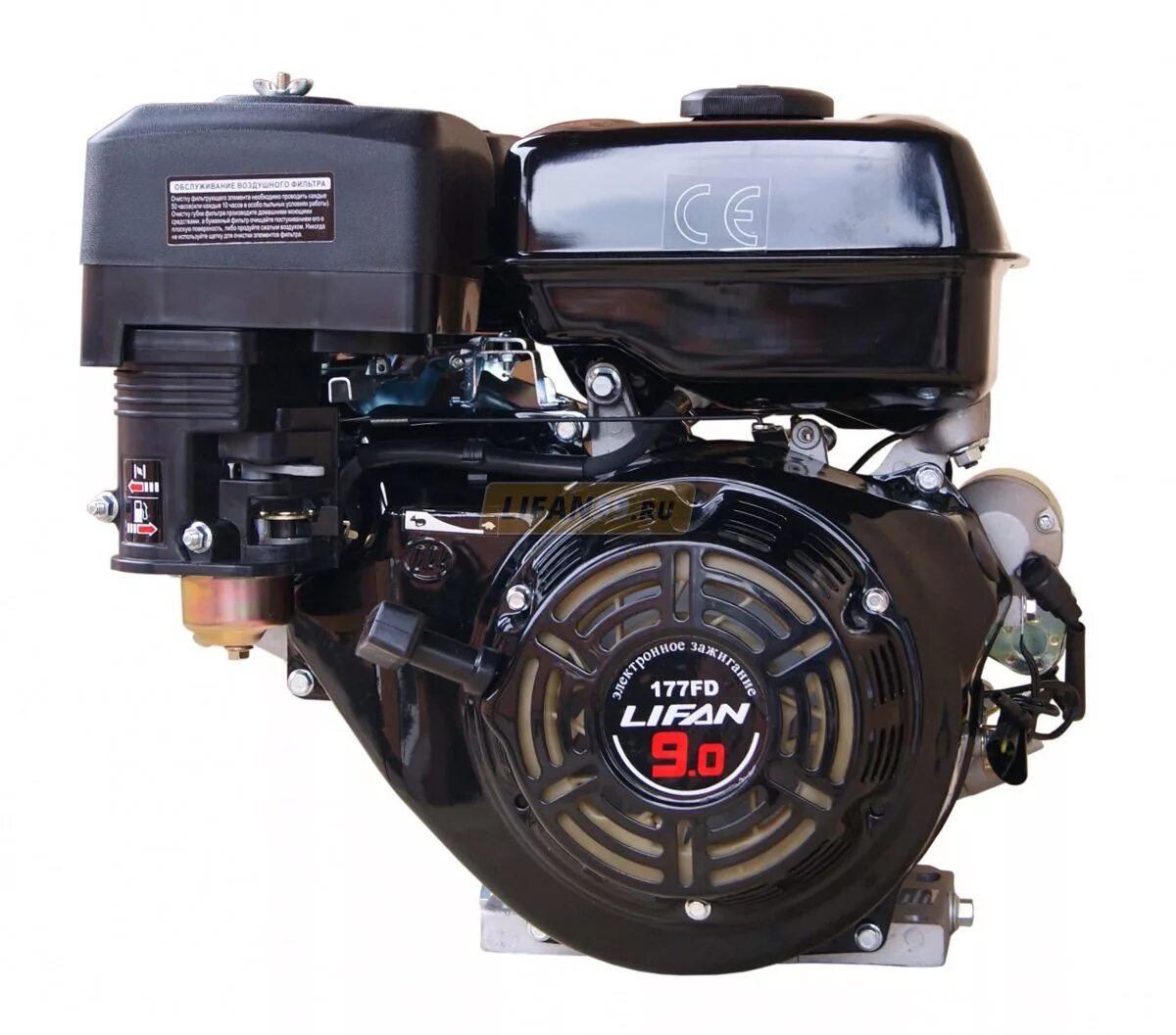 Двигатель лифан стартером купить двигатель. Двигатель Lifan 177fd. Двигатель бензиновый Lifan 177f (9 л.с.). Лифан 177fd. Двигатель Лифан 177fd 9 л.с с электростартером.