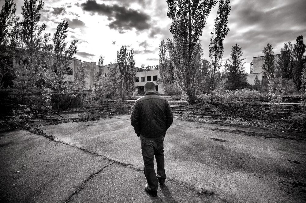 Припять мистика. Припять черно белая.