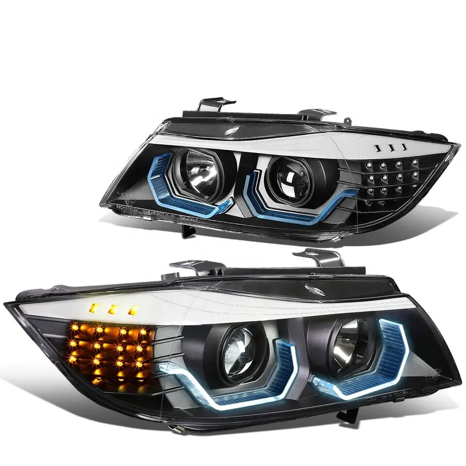 BMW e60 led head Light tuned. Led фары BMW e90. Led оптика для BMW e89. Black Headlight BMW e90. Фара бмв 3