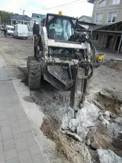 Аренда бобкэт с гидромолотом