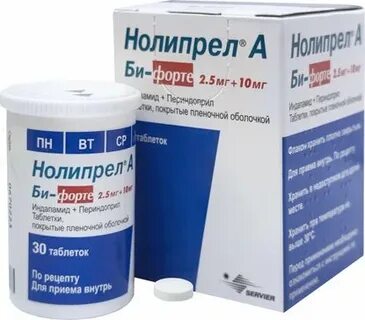 Нолипрел 1 25 5 отзывы