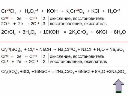 Cl2 koh овр