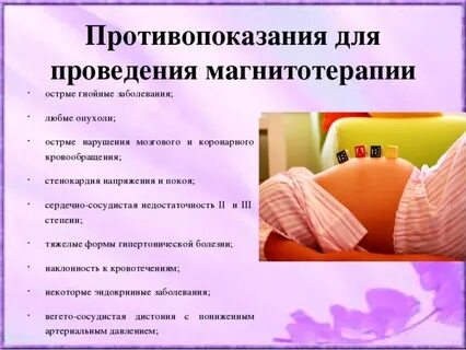 Алгоритм проведения магнитотерапии