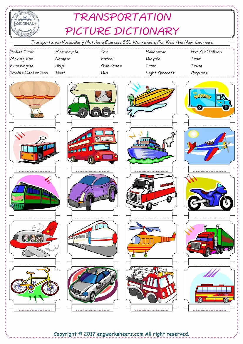 Complete with means of transportation. Транспорт Worksheets. Задания по английскому транспорт. Транспорт на английском задания. Транспорт задания на английском для малышей.