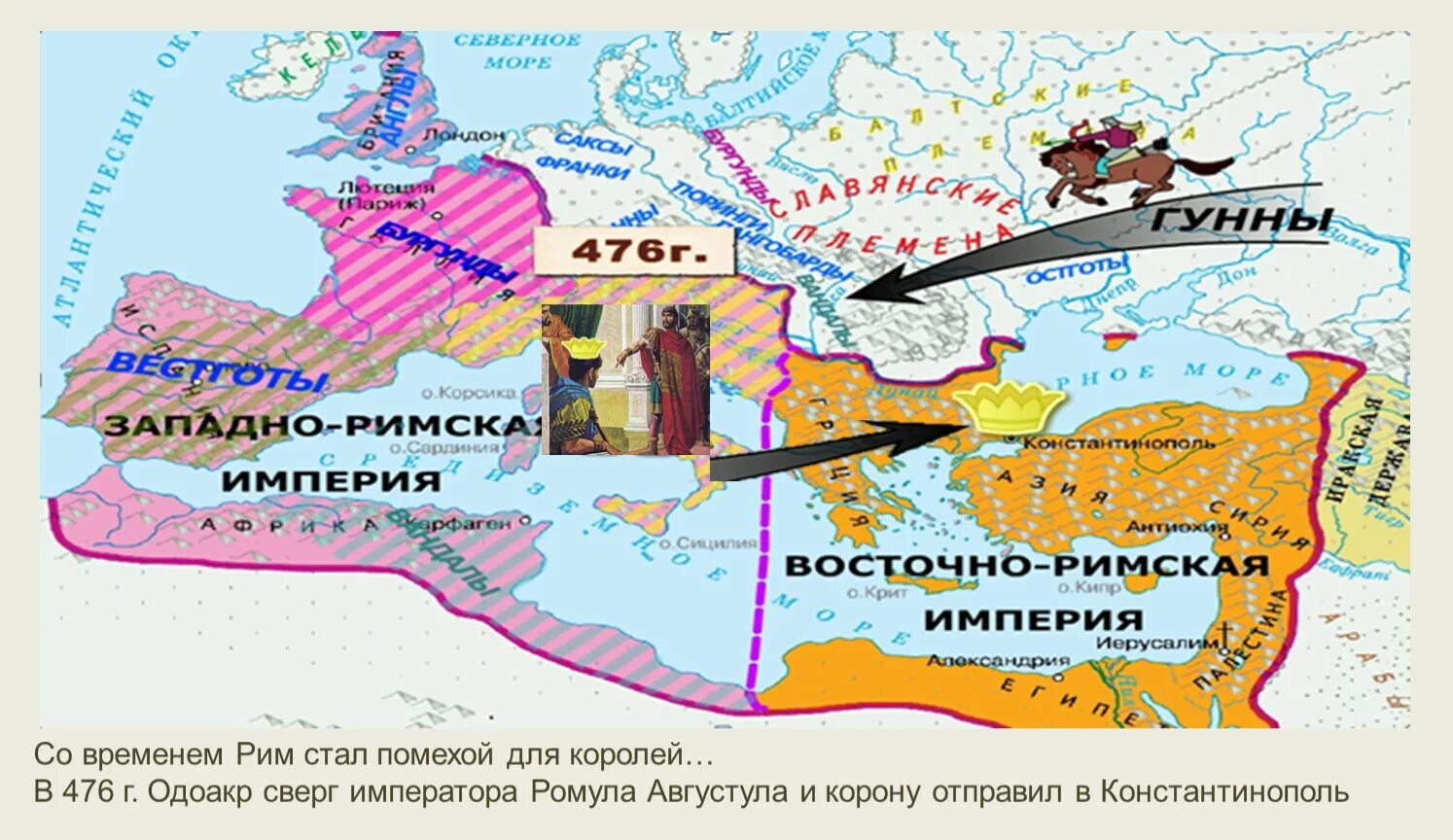 История соседи римской империи