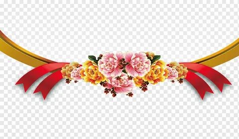 Ленты узкие цветы