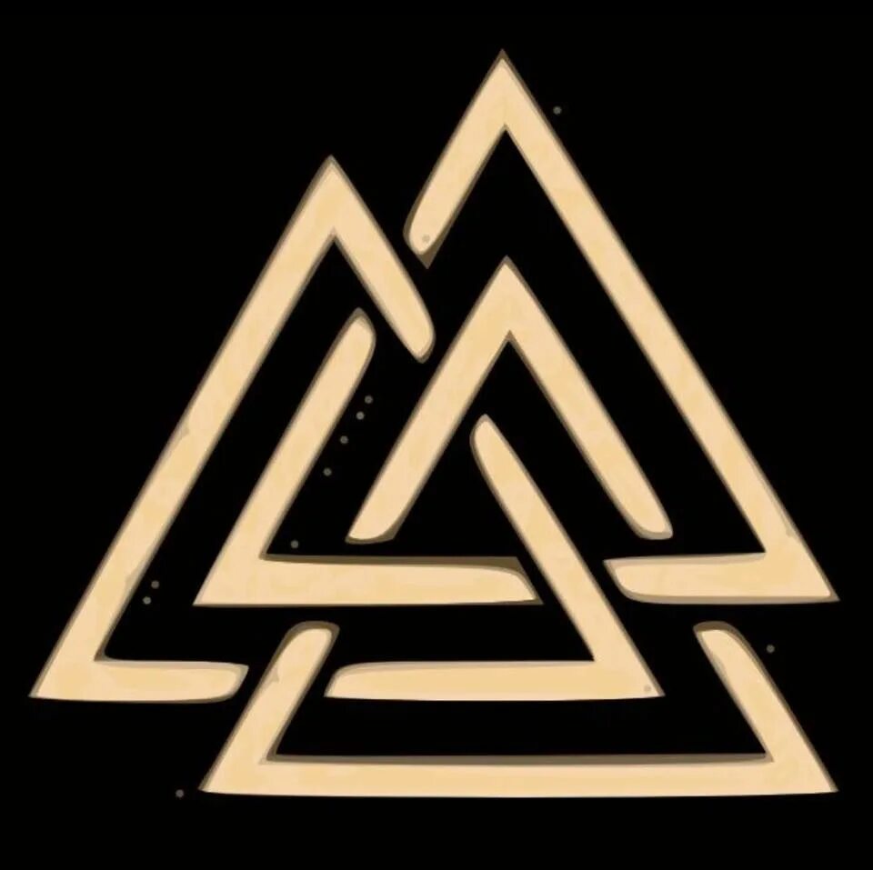 валькнут скандинавия. славянский символ треугольник.