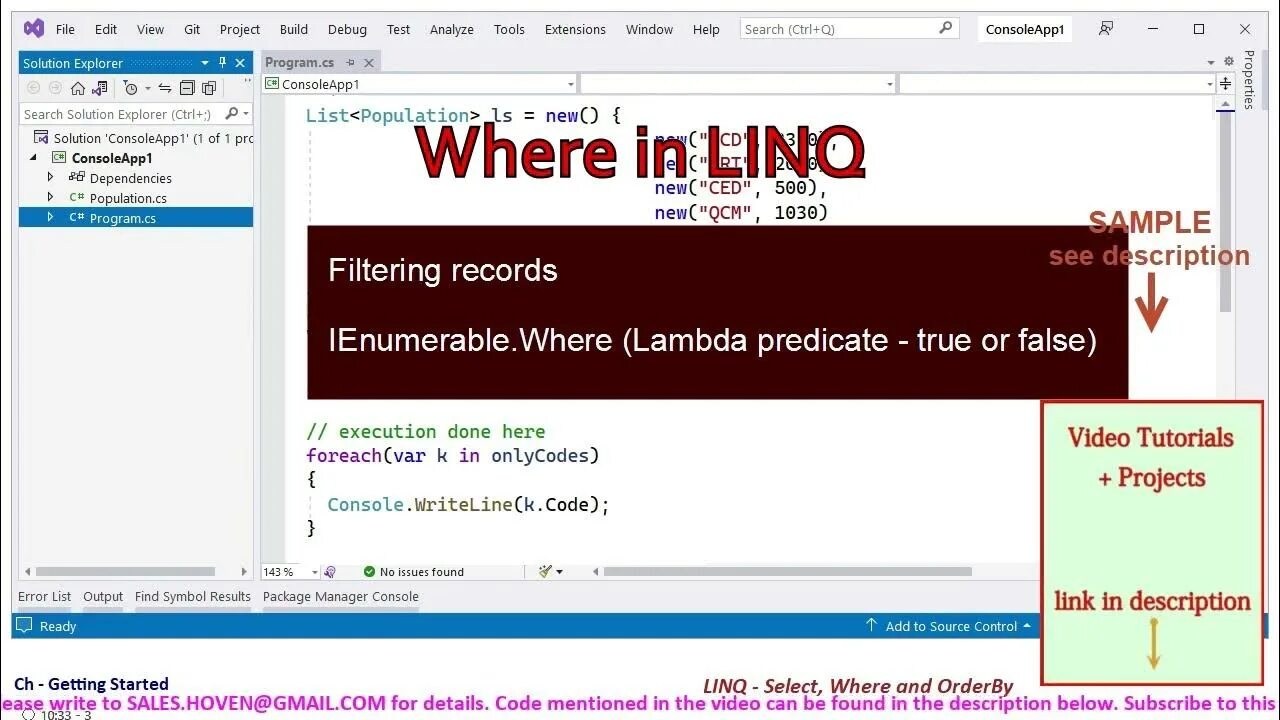 Order by LINQ C#. LINQ C#. Language integrated query.