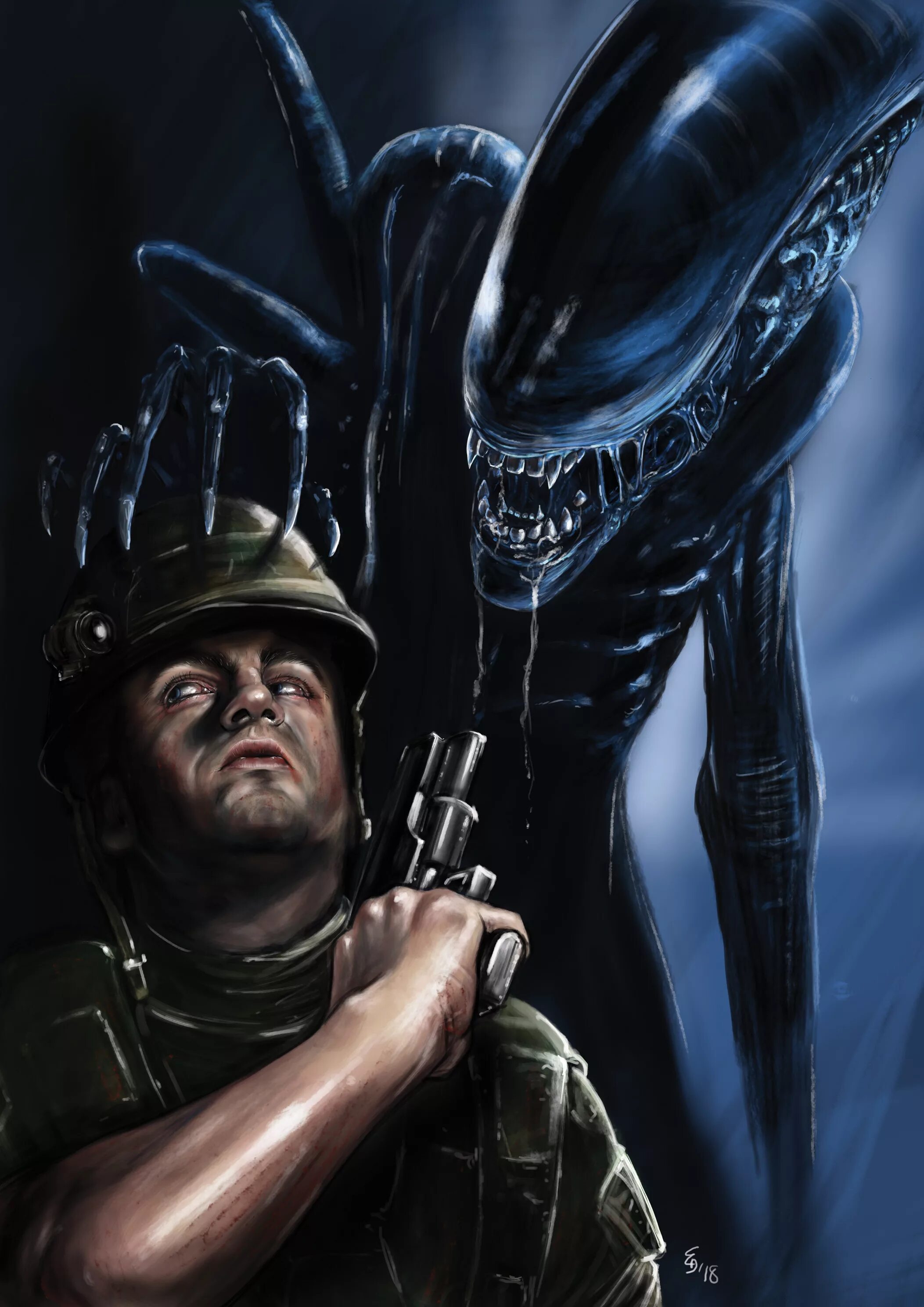 Чужой по английски. Aliens Colonial Marines Ксеноморфы.