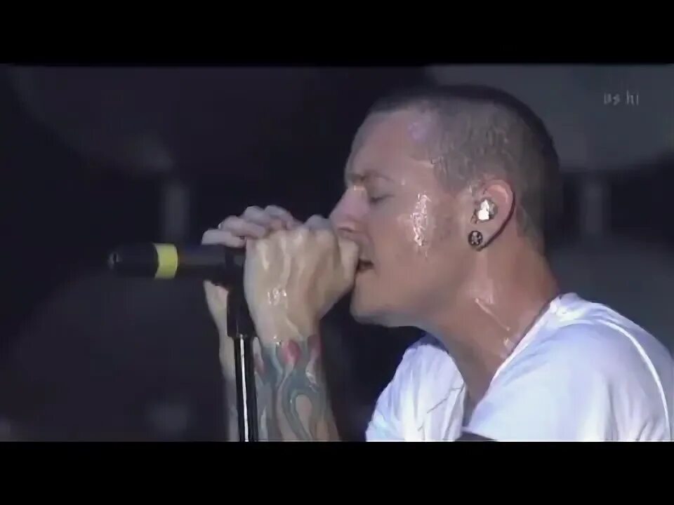 Linkin Park pushing me away. Linkin Park p5hng me away. Makuhari Messe Live Earth Japan 2007. Linkin park pushing away