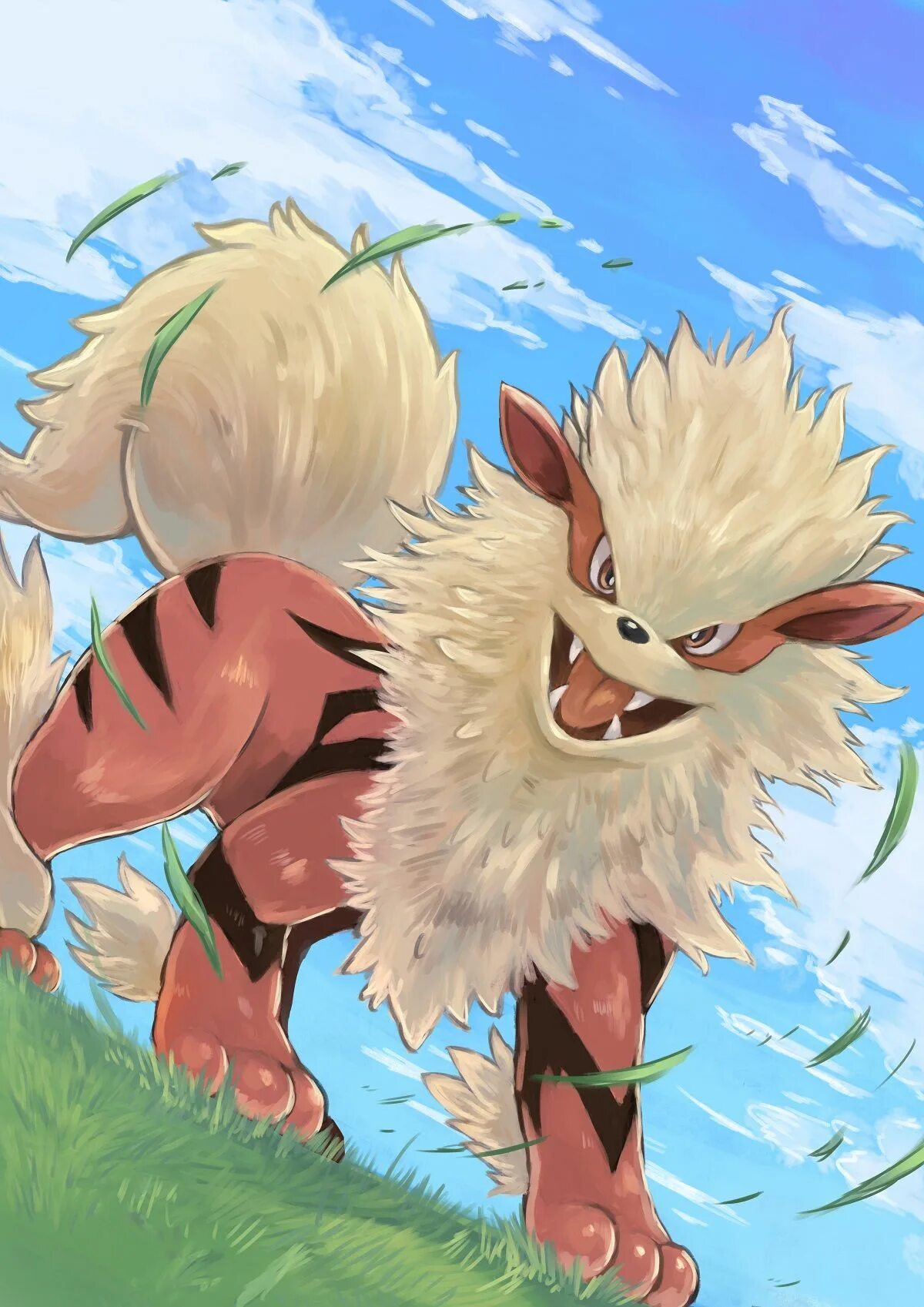 Арканайн. Pokemon арканайн. арканин покемон. покемон арканайн арт.