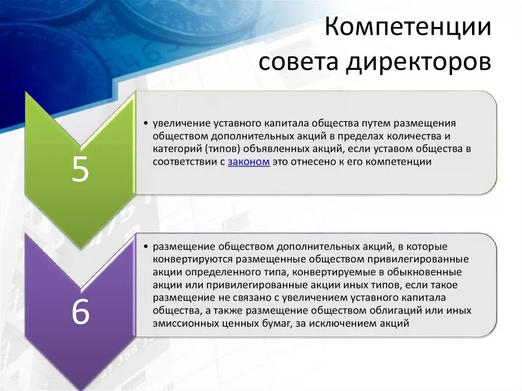 Ао компетенция. Компетенции совета директоров. Компетенция совета директоров акционерного общества. Полномочия совета директоров правления директора. Полномочия совета директоров акционерного общества.